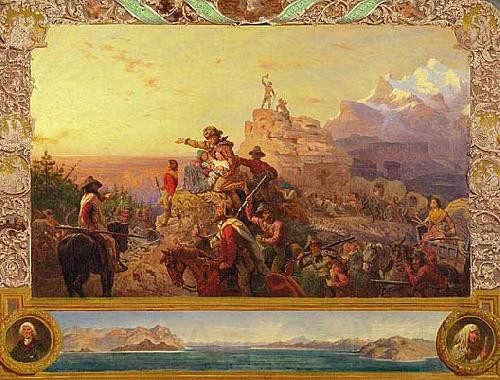 Emanuel Leutze Westward the Course of Empire takes its Way Spain oil painting art